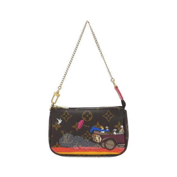 LOUIS VUITTON Brown Monogram Pochette Pouch